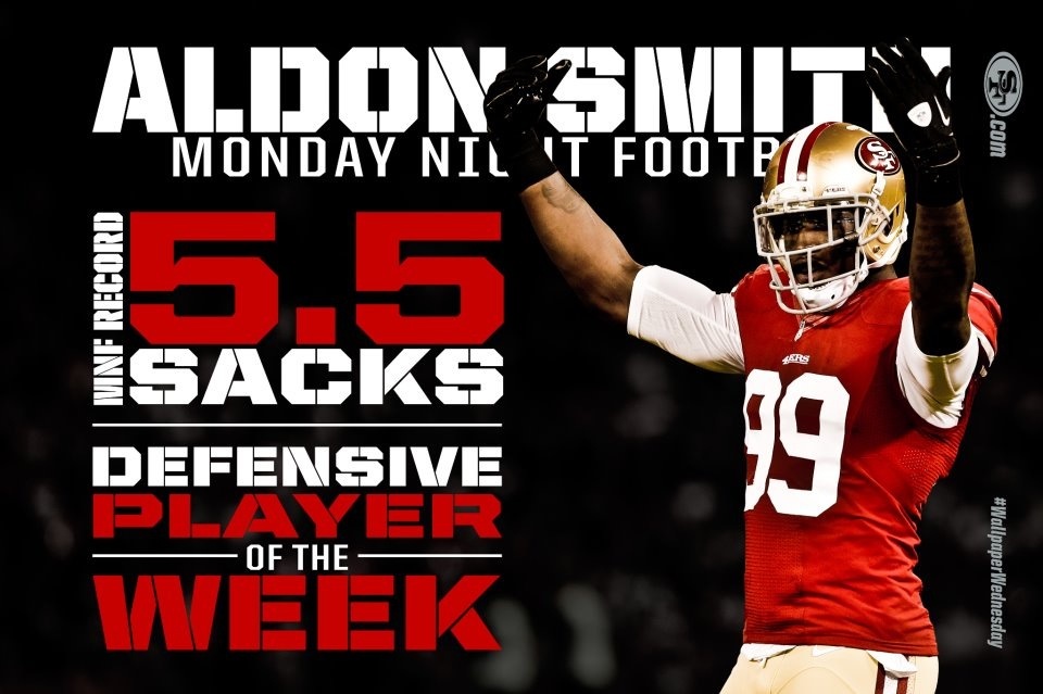 A 49ers gyászolja a korábbi All-Pro linebackert, Aldon Smithet, aki 36 évesen váratlanul elhunyt.